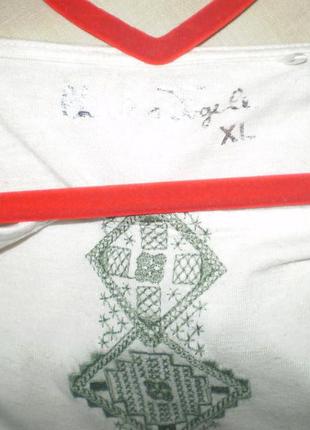 Жіноча футболка з вишивкою xl 50р.6 фото