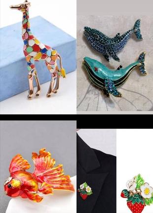 Брошки в винтажном стиле