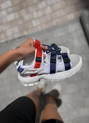 Fila slippers colours, женские сандали філа