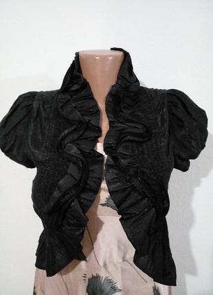 Болеро с воланами