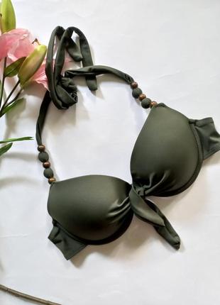 Бюстгальтер верз купальника  👙 75c 80b m l оливковый