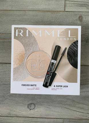 Набор тушь и пудра rimmel