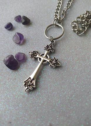 Готический крест| орнамент цветы геральдика рок панк | готик лолита