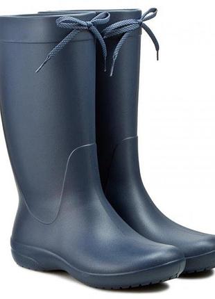 Дождевые сапоги crocs freesail rain boot оригинал w7