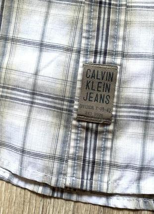 Чоловіча літня сорочка з коротким рукавом calvin klein jeans5 фото