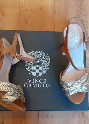 Vince camuto босоножки, р. 35. 5, на платформе, высокий каблук, нарядные, маленький размер3 фото