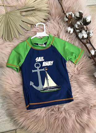Солнцезащитная футболка на мальчика 86-92 см роста