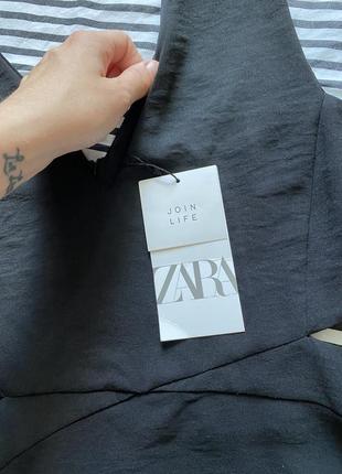 Бомбезне круте літнє плаття з розрізами zara❤️8 фото