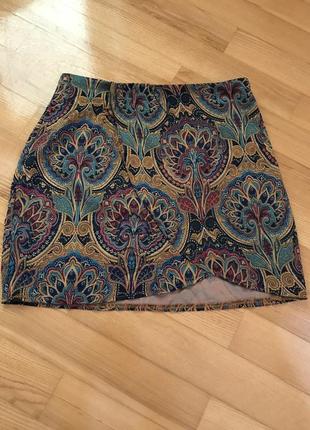 Юбка мини на запах от missguided