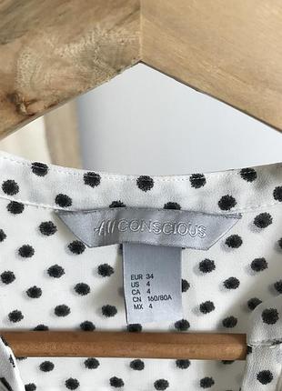 Блуза в горошек от h&m 3