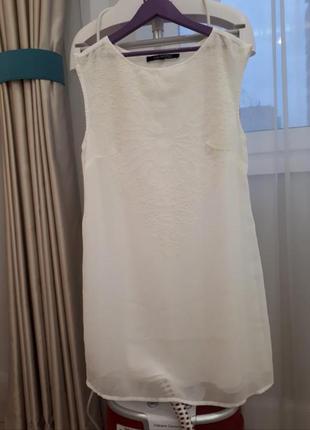 Легке літнє біле плаття від top secret 💃☀️2 фото