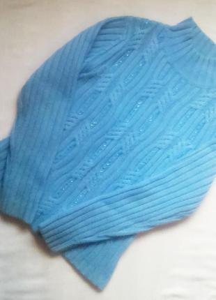 Свитер небесного цветаа angel