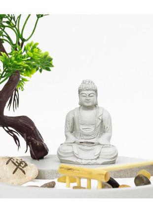 Сувенир дзен набор сад камней будда под деревом2 фото