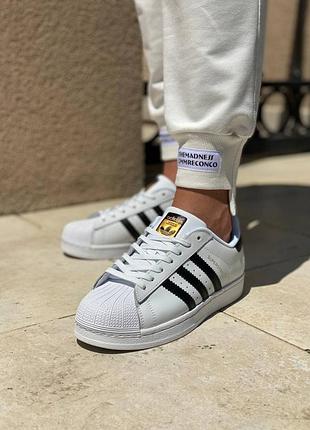 Жіночі кросівки adidas superstar white