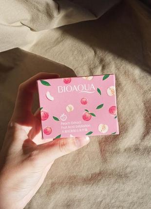 Пілінг для обличчя і тіла bioaqua peach fruit acid exfoliating з екстрактом персика