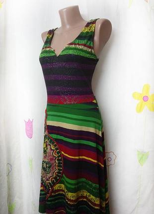 Трикотажно коттоновое брендовое платье