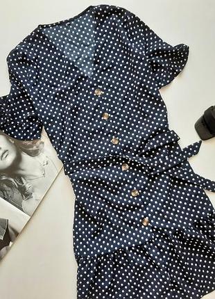 Гарне плаття на гудзиках горох 16 ххл