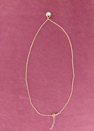 Колье с кристаллом swarovski