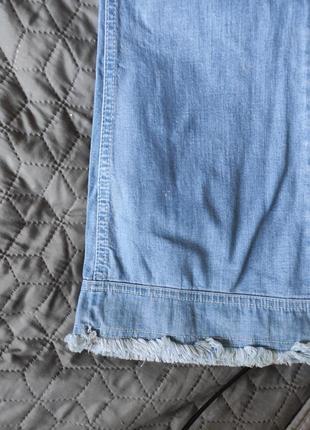 Лёгкие голубые rexton широкие джинсы, тренд клёш4 фото