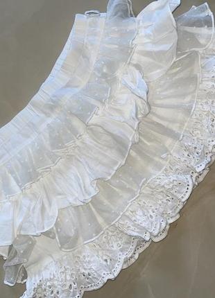 Юбка с рюшами