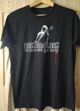 Футболка back 'n' black "the girls who play ac/dc