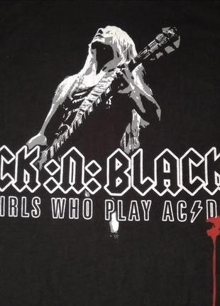 Футболка back 'n' black "the girls who play ac/dc8 фото