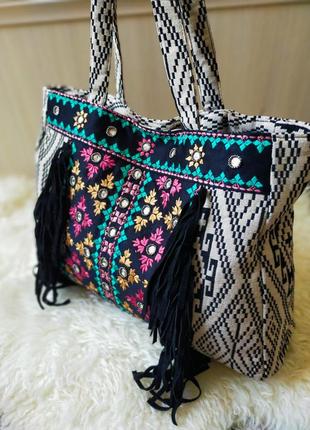 Красивая сумка шоппер индия2 фото