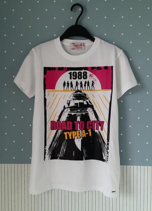 Футболка type a-1 (италия) на 10-12 лет (размер 40)