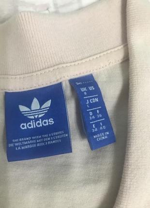 Новая футболка поло adidas originals three stripe polo neck t-shirt6 фото