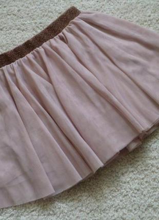 Нежная розовая юбка на 7-8 лет5 фото