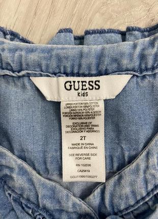 Летний сарафан guess kids3 фото