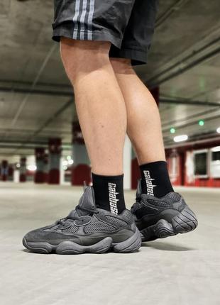 Женские кроссовки adidas yeezy boost 500 black