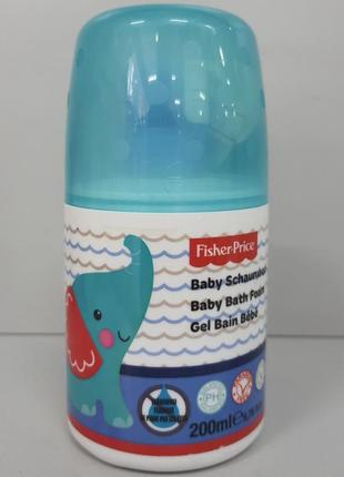 Fisher price дитяча пна для ванни ніжна зволожуюча без парабенів шовковиста шкіра