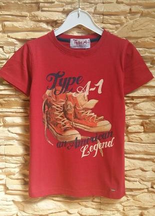 Футболки type a-1 (италия) на 7-10 лет (размеры 34, 36)