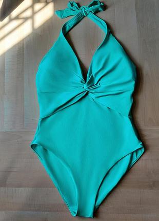 Сдельный купальник бирюзового цвета ✨