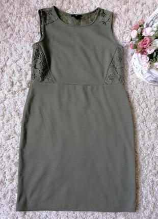 Стильне плаття з мереживною спинкою, розмір м, 46-48.1 фото