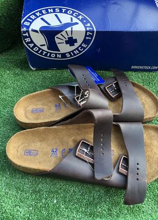 Сланцы,шлепки birkenstock кожа оригинал3 фото