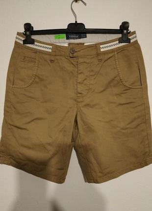 Акция 🔥1+1=3  3=4🔥 w31 w30 идеал topman шорты чинос бежевые zxc cvb