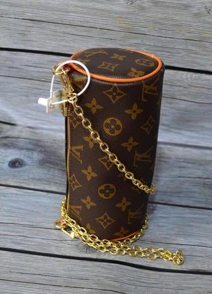 Женская сумка в стиле louis vuitton цилиндрической формы2 фото