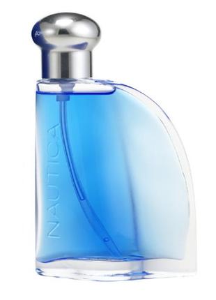Nautica blue оригінал наутика чоловічий аромат парфум жухи туалетна вода свіжий водний бергамот, персик жасмин ананас мускус, кедр, сандал