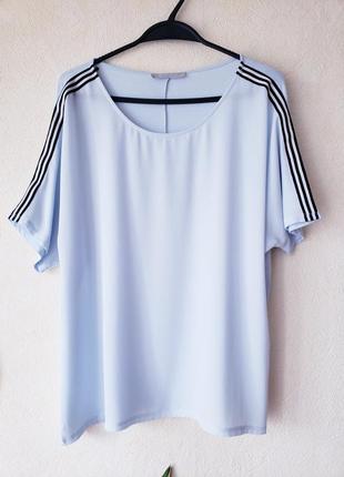 Текстурована блуза -футболка з лампасами betty&co