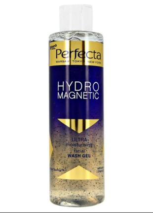 Perfecta hydro magnetic увлажняющий гель крем для умывания с активированным углем для лица1 фото