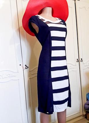 Літня дизайнерська сукня , льон , можна в офис