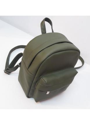 Рюкзак зеленый женский3 фото