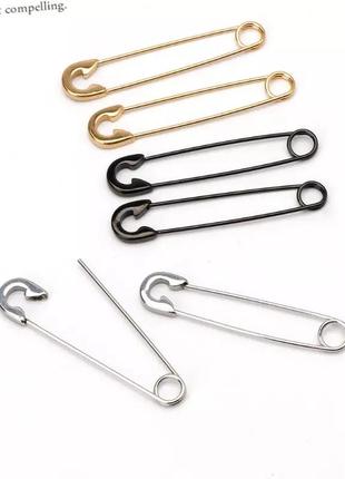 Шикарная серьга булавка, панк стиль, сережка