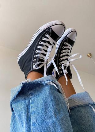 Кеди високі конверс converse chuck taylor classic black high4 фото