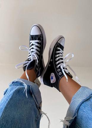 Кеди високі конверс converse chuck taylor classic black high8 фото