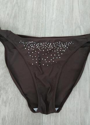 Коричневі плавки для купальника primark /від купальника р. м/l