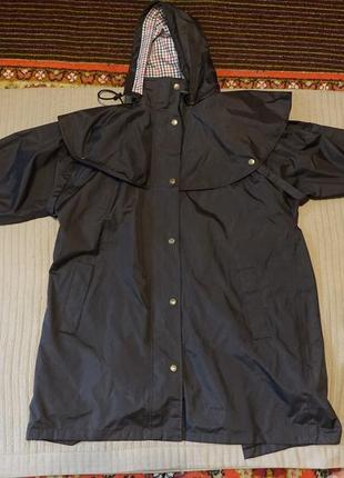Фирменный непромокаемый плащ rydale country clothing waterproof англия 16 и 22 р.
