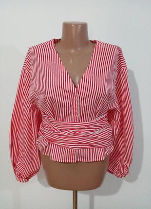 Гаїна блуза з пишними рукавами1 фото